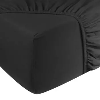 Простынь на подгонке DoubleDry Jersey, 90x25x200 см, антрацитовый