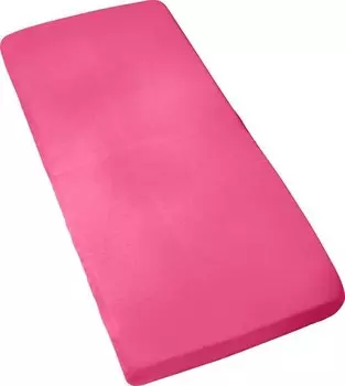 Простынь на подгонке Erwin Mller 158304, 70x1x120-140 см, розовый