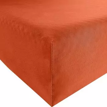Простынь на подгонке Erwin Mller 85672, 140x1x200 см, оранжевый
