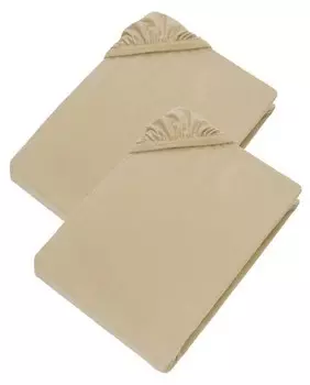 Простынь на подгонке Esprit PREMIUM, 100x30x200 см, бежевый