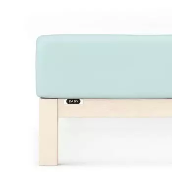 Простынь на подгонке schlafgut Jersey, 90x22x200 см цвет petrol light