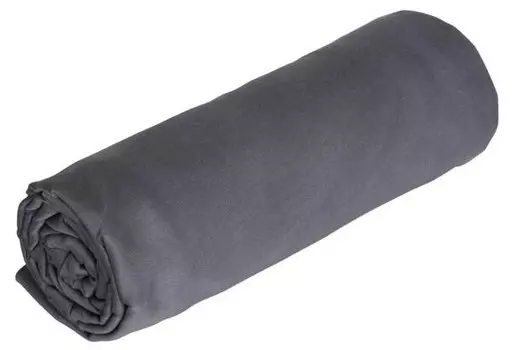 Простынь на подгонке Vente-unique AGAMI, 90x1x190 см, серый