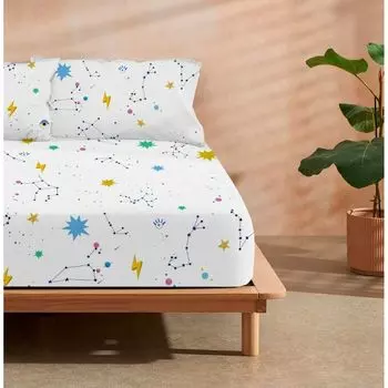 Простынь на резинке Ripshop Cosmos Colorful 160 х 200 см