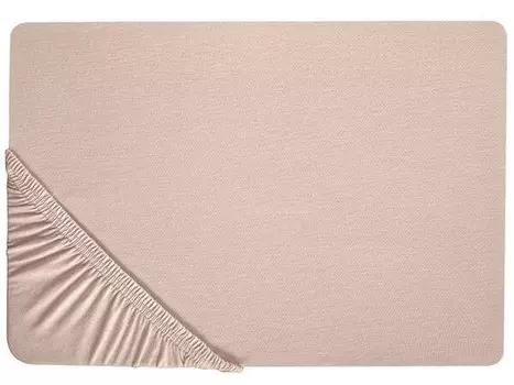 Простыня Beliani HOFUF, 200x200x200 см, бежевый