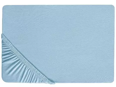 Простыня Beliani HOFUF, 200x200x200 см цвет blau/hellblau