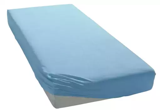 Простыня Bellana Twisted Elastane 90-120х200-220 см, цвет mittelblau