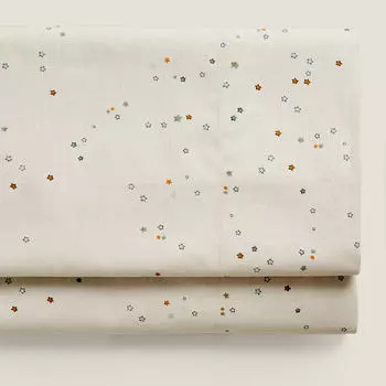 Простыня детская Zara Home Multicoloured Star