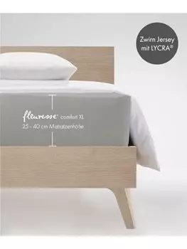 Простыня Fleuresse Comfort XL, серый