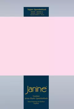 Простыня Janine Elastic Jersey, цвет zartrosa
