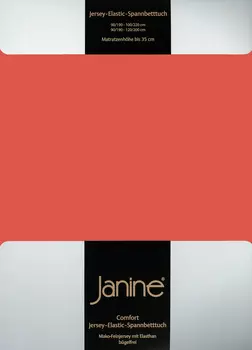 Простыня Janine Elastic Jersey, коралловый