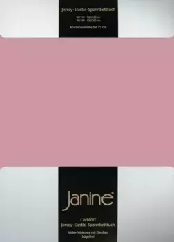 Простыня Janine "ЭЛАСТИК 5002", для матрасов высотой до 35 см, 95% хлопок, высокое качество, прочная 140-160х200-220 см, 1 шт., цвет altros