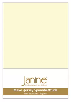 Простыня Janine Mako Feinjersey, цвет champagner