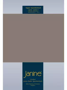 Простыня Janine, серо-коричневый