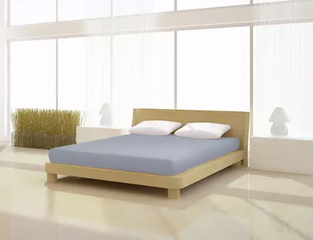 Простыня Mr.Sandman Bio Bamboo Premium 180 200 x 200 220 см, цвет chrom