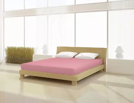 Простыня Mr.Sandman Elastan basic 90 100 x 200 220 см, цвет mattrose