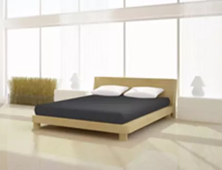 Простыня Mr.Sandman Fein Jersey de luxe 90 100 x 200 см, цвет granit