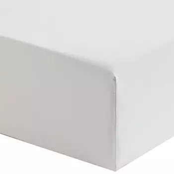 Простыня на резинке H&M Home Fitted Cotton 160х200, светло-серый