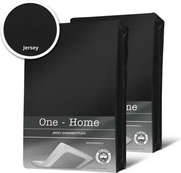 Простыня One-Home, черный