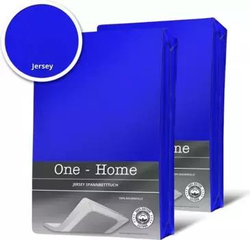 Простыня One-Home, синий