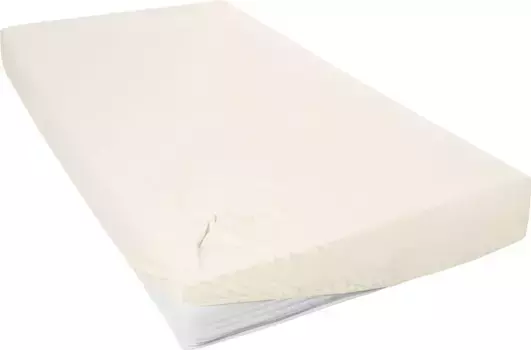 Простыня Primera "Mako-Jersey Organic" 90-100х200 см, 1 шт., цвет ecru