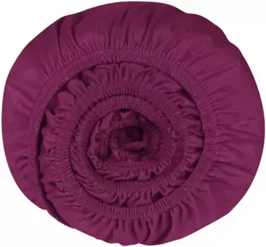 Простыня Schiesser "Flexi из 95 % хлопка и 5 % эластана премиум-качества", подходит для высоких матрасов и кроватей с пружинными матрасами, выполнена в зеленом цвете 150х200 см, 1 шт., цвет Beere