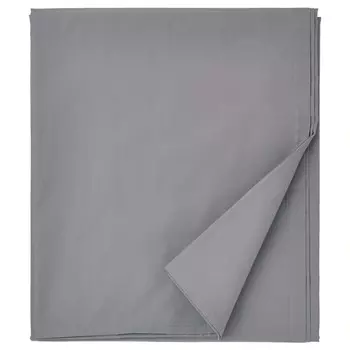 Простыня, серая, 150х260 см, RNNVECKMAL IKEA