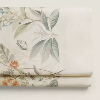 Простыня Zara Home Floral Print
