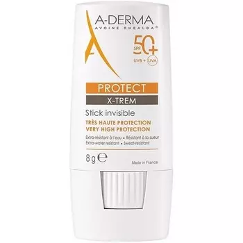 Protect X-Trem Невидимый стик Spf50+ 8G, A-Derma