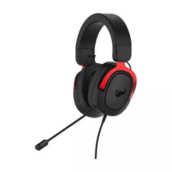Гарнитура игровая ASUS TUF GAMING H3, черный/красный