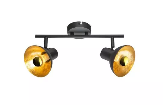 Прожектор Globo Lighting LOTTE металл черный, 2xE14 LED, 54001-2