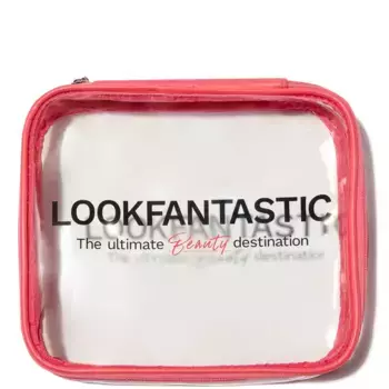 Прозрачная дорожная сумка - розовый Lookfantastic