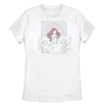 Прозрачная футболка с брызгами для детей Disney's The Little Mermaid Ariel Licensed Character