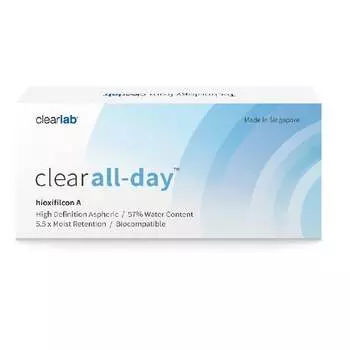 Прозрачные ежедневные линзы на весь день — 2,50 Clearlab, бесцветный