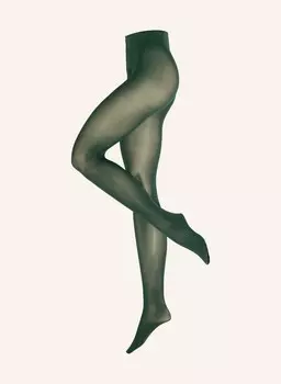 Прозрачные колготки чисто матовые Falke, зеленый