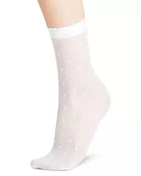 прозрачные носки в горошек Falke