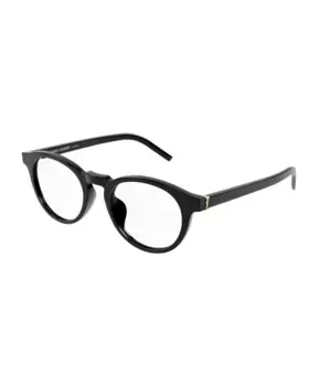 Прозрачные солнцезащитные очки sl m122 f Saint Laurent, черный