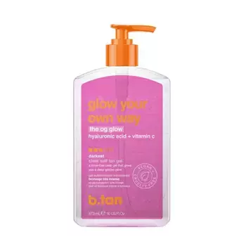 Прозрачный гель-автозагар Glow Your Own Way B.Tan, 437 ml