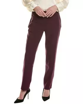 Прямые брюки Anne Klein, фиолетовый