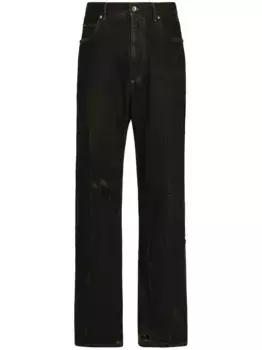 Прямые брюки DOLCE & GABBANA, черный