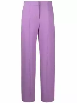 Прямые брюки Ferragamo, фиолетовый