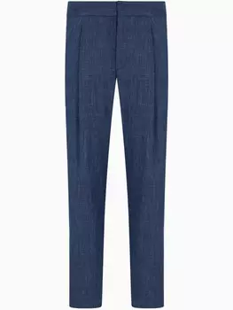Прямые брюки Giorgio Armani, синий