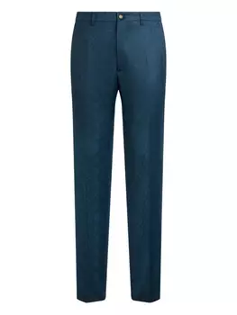 Прямые брюки из шерсти ETRO, синий