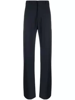Прямые брюки из смесовой шерсти Givenchy, синий