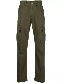Прямые брюки карго Alpha Industries, зеленый