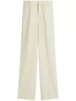 Прямые брюки Lanvin, белый