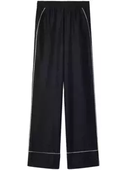 Прямые брюки OFF-WHITE, черный