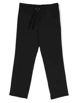 Прямые брюки с поясом Costumein, черный