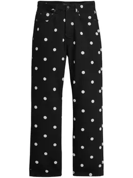 Прямые брюки Spots Marc Jacobs, черный
