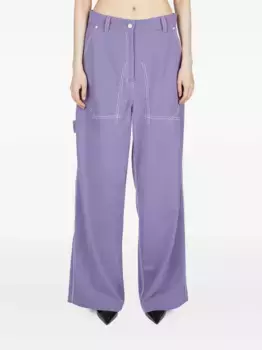 Прямые брюки STELLA MCCARTNEY, фиолетовый