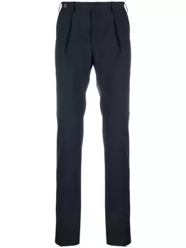 Прямые брюки строгого кроя Corneliani, синий